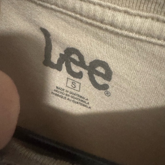 Lee Men's Cream Graphic T-Shirt - Picture 3 of 3